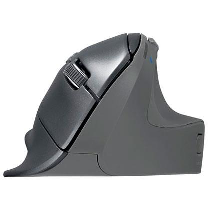 ナカバヤシ MUS-BKF177GY(グレー) Bluetooth BlueLEDマウス 5ボタン