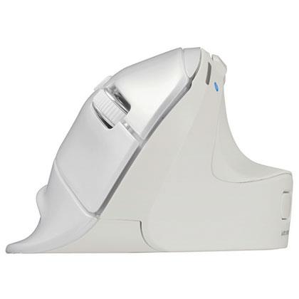 ナカバヤシ MUS-BKF177W(ホワイト) Bluetooth BlueLEDマウス 5ボタン