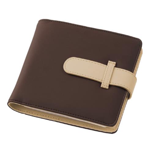 ナカバヤシ BD-092-24BR ブラウン Blu-ray対応 24枚収納 ディスクケース