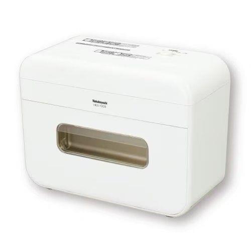 【長期保証付】ナカバヤシ HES-T203W ホワイト パーソナルシュレッダー マイクロカット/A4サイズ