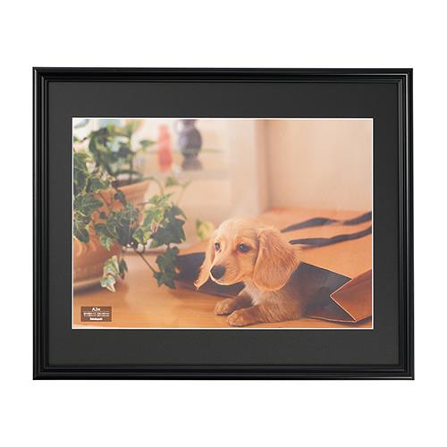 ナカバヤシ F-SP-113-D ブラック 樹脂製写真額 A3