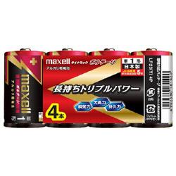 マクセル(maxell) LR20 T 4P アルカリ乾電池 ボルテージ 単1形 4本入