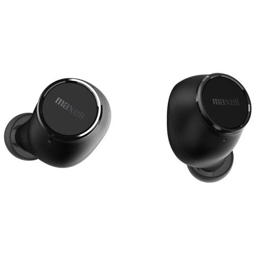 【長期保証付】マクセル(maxell) MXH-BTW2000BK(ブラック) Bluetooth対応完全ワイヤレスカナル型ヘッドホン