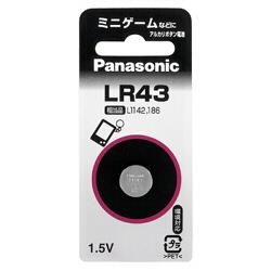 パナソニック(Panasonic) LR43P アルカリボタン電池 1.5V 1個