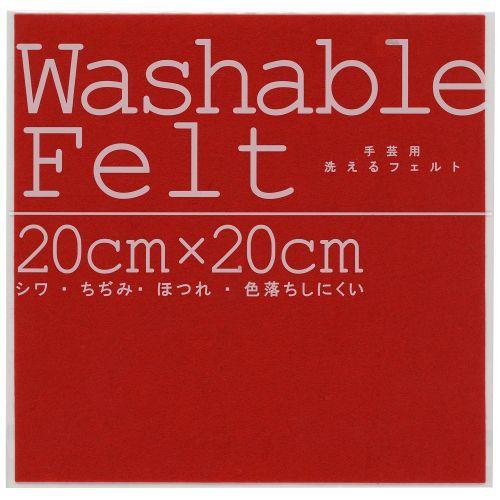 アーテック (株)ミササ ウォッシャブルフェルト レッド 50817