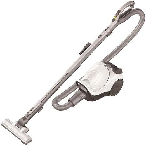 【長期保証付】三菱(MITSUBISHI) TC-FJ2E-W シャイニーホワイト Be-K ビケイ 紙パック掃除機 コンパクト 大容量 かるツヨモーター