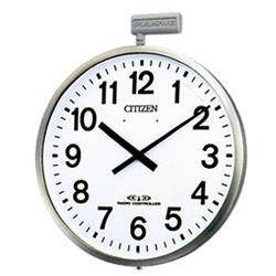 シチズン(CITIZEN) 4MY611-B19 銀色ヘアライン仕上 パルウェーブM611B 壁面取り付電波時計