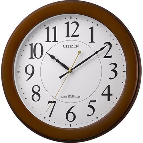 シチズン(CITIZEN) 8MY514-006 茶色半艶仕上 8MY514-006 電波掛け時計