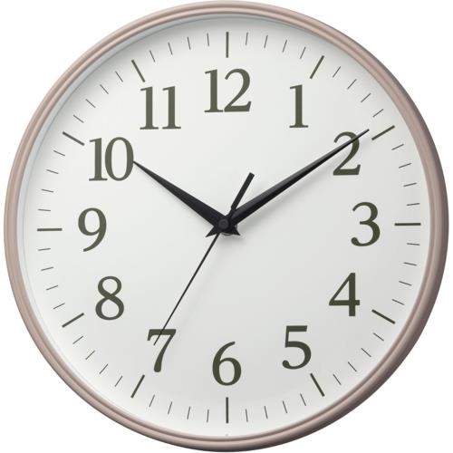 RHYTHM(リズム) 8MGA42ND13 ピンク クオーツ掛け時計 連続秒針 見やすいフォント