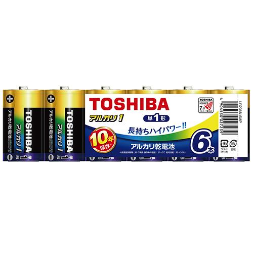 東芝(TOSHIBA) LR20AN6MP アルカリ1 アルカリ乾電池 単1形 6本パック