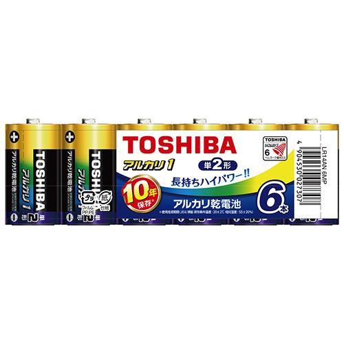 東芝(TOSHIBA) LR14AN6MP アルカリ1 アルカリ乾電池 単2形 6本入り