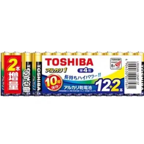 東芝(TOSHIBA) LR03AN12MP2Z アルカリ1 アルカリ乾電池 単4形 12本+2本パック