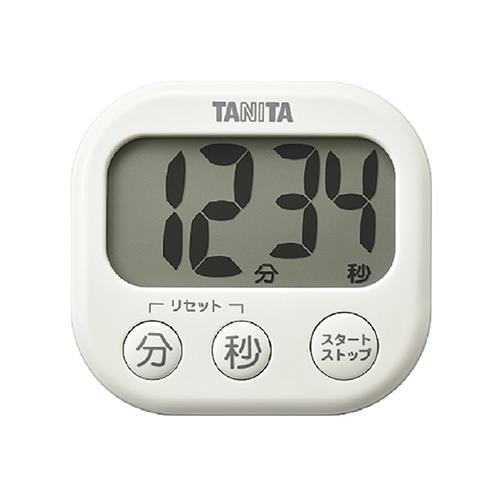 タニタ(TANITA) TD-429 アイボリー 抗菌でか見えタイマー