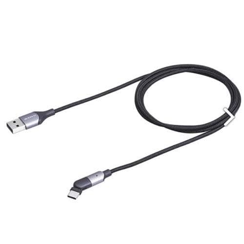 セイワ D607(ブラック) 180USBケーブル AtoC