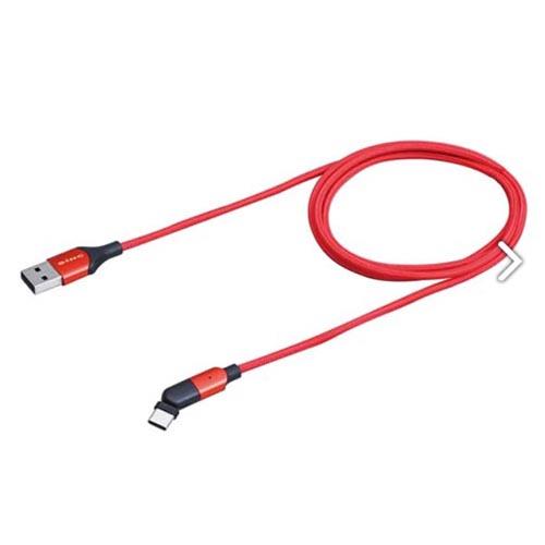 セイワ D608(レッド) 180USBケーブル AtoC