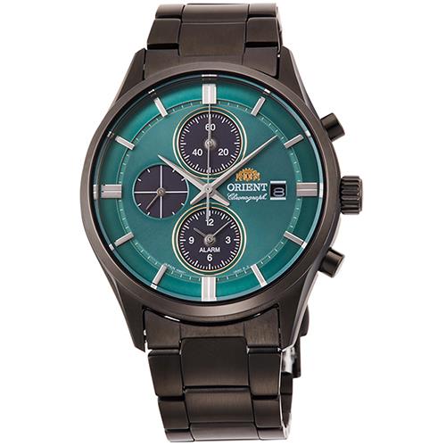 オリエント(ORIENT) RN-TY0001E グリーン コンテンポラリー ライトチャージ 腕時計 メンズ