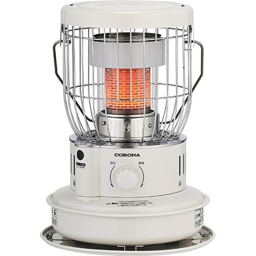 コロナ(CORONA) SZ-32-W(ホワイト) 小型対流形石油ストーブ SZ レトロなランタン風 木造9畳/鉄筋12畳