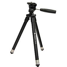 キング FZ-158 BLACK(ブラック) 小型8段アルミ三脚 2WAY雲台 スマホホルダー、アクションカメラアダプター Bluetoothリモコン付き