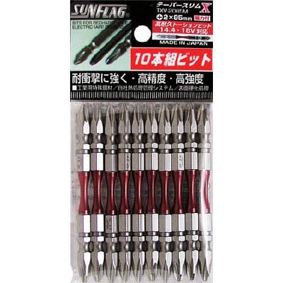 新亀製作所 TXV-2085M テーパースリムXビット10本袋入＃2×85mm