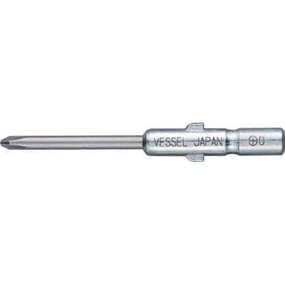 ベッセル(VESSEL) DS73-00-1.5-40 ショックレスビット DS73(＋) 00×1.5×40