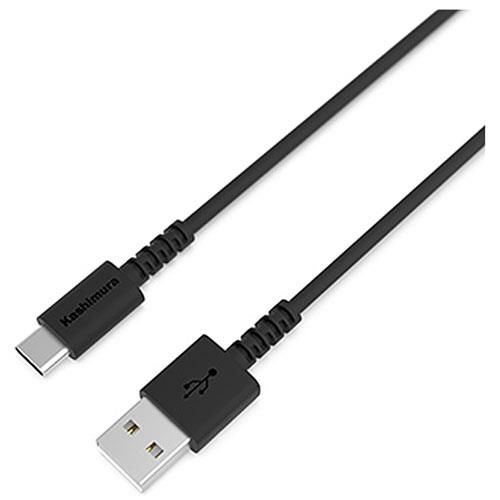 カシムラ(Kashimura) AJ-626-BK(ブラック) USB充電&同期ケーブル A-C 1.2m