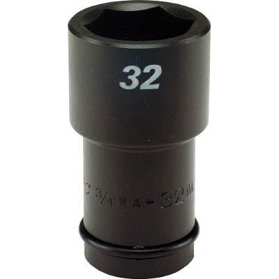 フラッシュツール(FLASH TOOL) 3/4WA-26 インパクト セミロング ソケット 差込角19mm 対辺26mm