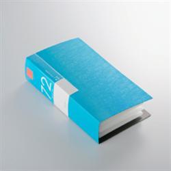 バッファロー(BUFFALO) BSCD01F72BL(ブルー) CD/DVDファイルケース ブックタイプ 72枚収納