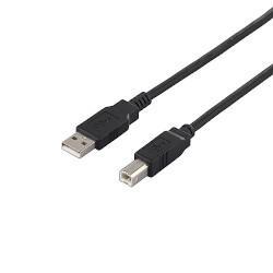 バッファロー(BUFFALO) BSUAB210BK(ブラック) USB2.0ケーブル A to B 1m
