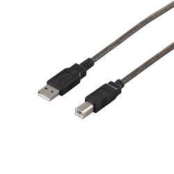 バッファロー(BUFFALO) BSUAB215BS(ブラックスケルトン) USB2.0ケーブル A to B 1.5m