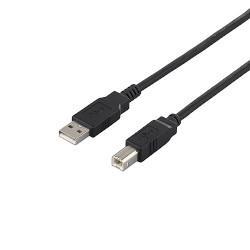 バッファロー(BUFFALO) BSUAB215BK ブラック USB2.0ケーブル A to B 1.5m