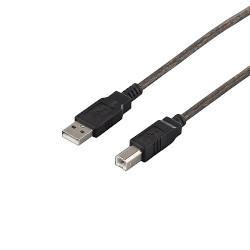 バッファロー(BUFFALO) BSUAB230BS(ブラックスケルトン) USB2.0ケーブル A to B 3m