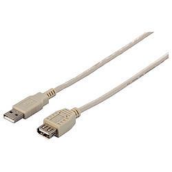 バッファロー(BUFFALO) BSUAA230IV(アイボリー) USB2.0延長ケーブル A to A 3m