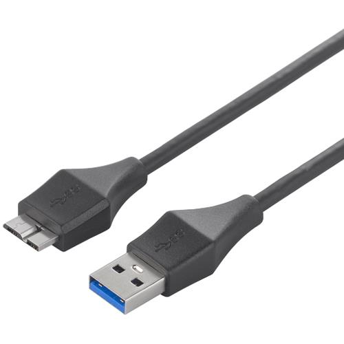 バッファロー(BUFFALO) BSUAMBU330BK ブラック ユニバーサルコネクター USB3.0 A to microB ケーブル 3m