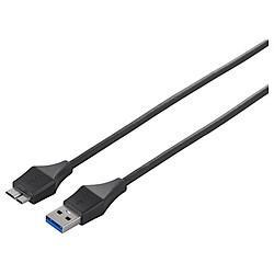 バッファロー(BUFFALO) BSUAMBSU320BK ブラック USB3.0ケーブル/A to microB 2m
