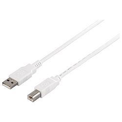 バッファロー(BUFFALO) BSUAB250WHA(ホワイト) USB2.0ケーブル A to B 5m