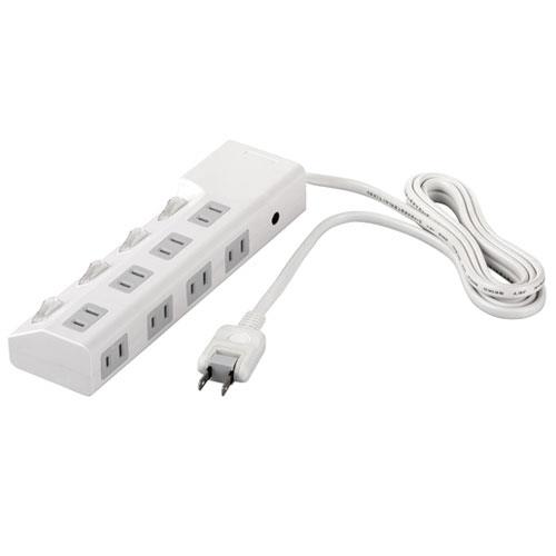 バッファロー(BUFFALO) 2ピン式電源タップ 8個口 3m BSTAPSD2830WH ホワイト