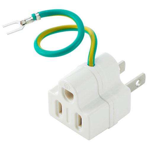 バッファロー(BUFFALO) BSTAPA01WH ホワイト BSTAPA01シリーズ 3ピン⇒2ピン変換アダプター 0.12m