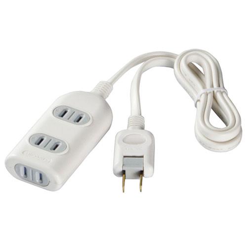 バッファロー(BUFFALO) 2ピン式電源タップ 3個口 5m BSTAPSH2350WH ホワイト