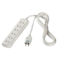 バッファロー(BUFFALO) BSTAPST2630WH(ホワイト) 2ピン式電源タップ 6個口(上挿し) 3m