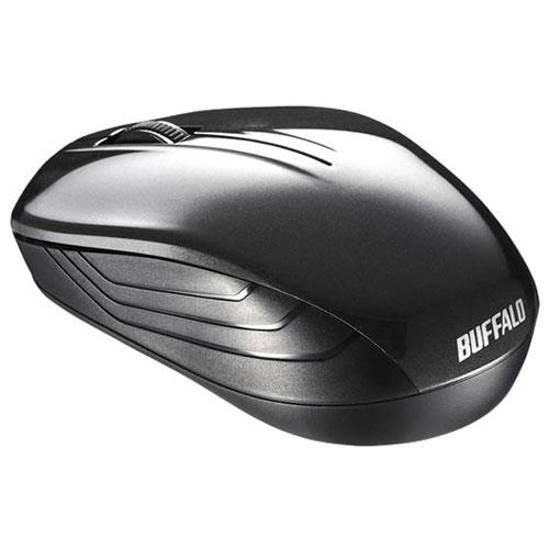 バッファロー(BUFFALO) BSMBW107BK ブラック ワイヤレスBlueLEDマウス 無線 2.4GHz 接続 3ボタン