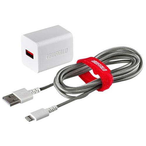 バッファロー(BUFFALO) BSMPA2404LC1TWH(ホワイト) BSMPA2404LCTシリーズ 1.5m