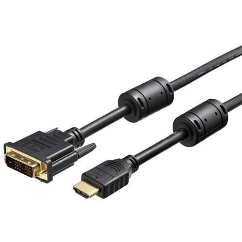 バッファロー(BUFFALO) BSHDDV10TBK(ブラック) BSHDDVTシリーズ HDMIケーブル DVI変換モデル 1m
