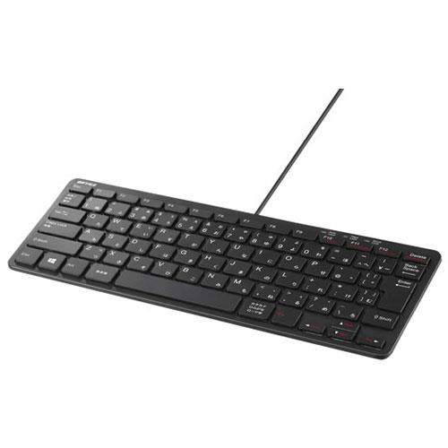 バッファロー(BUFFALO) BSKBU300BK ブラック BSKBU300シリーズ 有線キーボード 日本語80キー