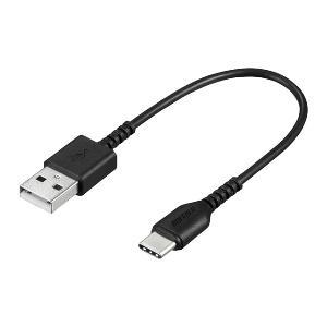 バッファロー(BUFFALO) BSMPCAC101BKブラック Type-Cケーブル A-C 0.1m