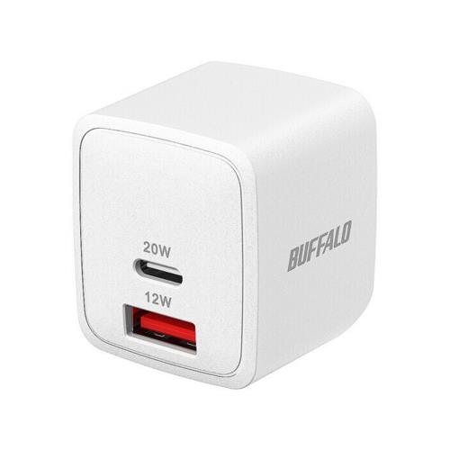 バッファロー(BUFFALO) BSACPD2010C2WH USB Power Delivery USB PD 対応AC充電器
