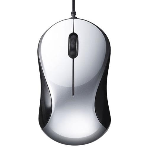 バッファロー(BUFFALO) BSMBU100SV シルバー USB BlueLEDマウス 3ボタン