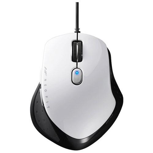 バッファロー(BUFFALO) BSMBU510SWH ホワイト USB BlueLED光学式マウス 5ボタン