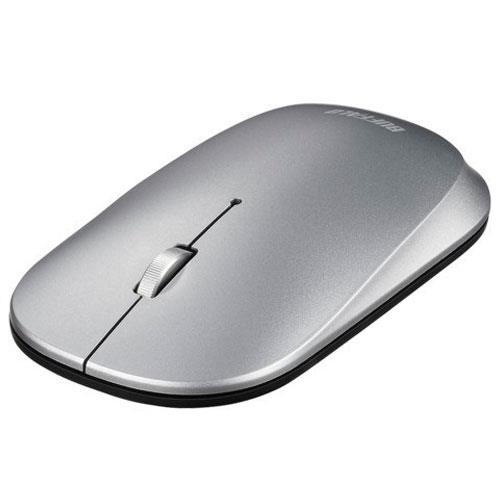 バッファロー(BUFFALO) BSMBB330NSV シルバー Bluetooth BlueLED光学式マウス 3ボタン