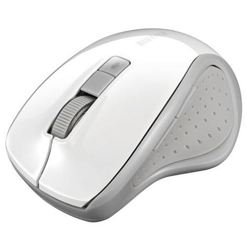 バッファロー(BUFFALO) BSMBB300WH ホワイト Bluetooth BlueLED光学式マウス 5ボタン