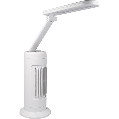 ジェントス(GENTOS) DK-R114WH(ホワイト) 眼のことを考えたデスクライト ファン付LEDデスクライト